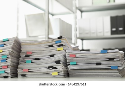 Piles Of Paper Desk Stock Photos Images Photography Shutterstock