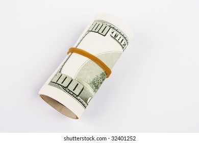 Stacks Rolls Cash Us Currency Horizontal Stock Photo 32401252 ...