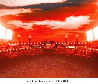 Stadium background.