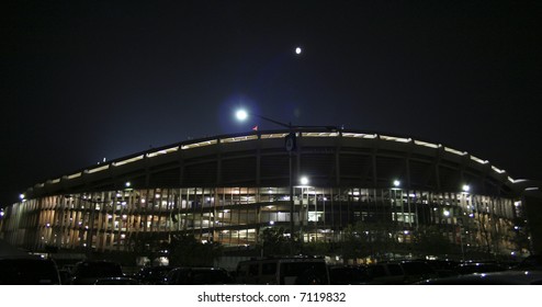 Stadium in the evening