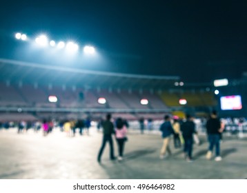 Stadium interior space, abstract background.