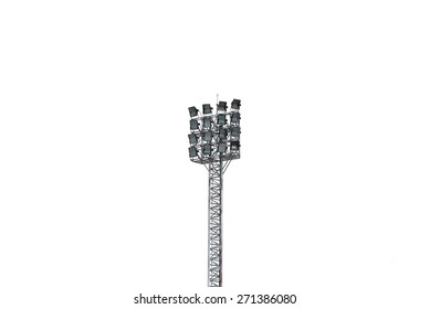 Stadium Light isolated on white background - Powered by Shutterstock