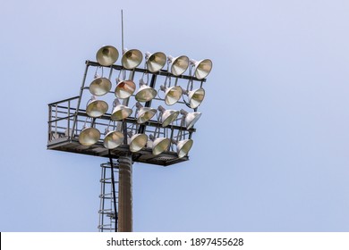 Stadium Lights Turn Off At Day Time, Football Stadium Lights.