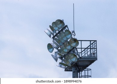 Stadium Lights Turn Off At Day Time, Football Stadium Lights.