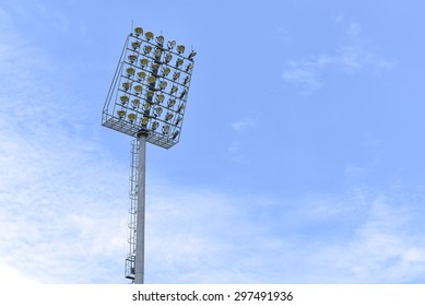 Stadium Lights Turn Off At Day Time, Football Stadium Lights