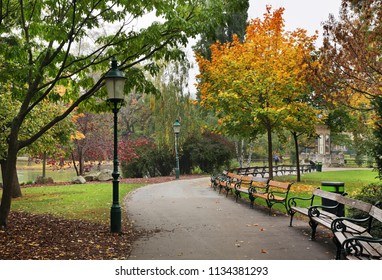 Stadtpark In Vienna. Austria