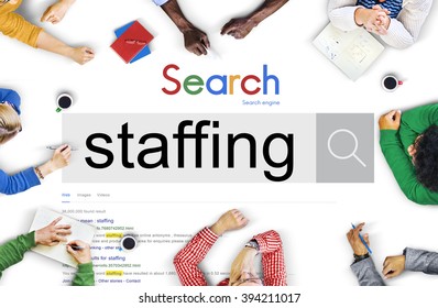 Staffing Human Resources Hiring Recruitment Company Concept