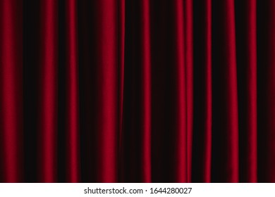 Stage Curtain Background. Performance Show. 