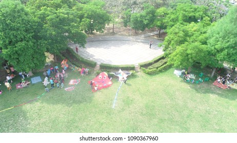 Stage inside a park