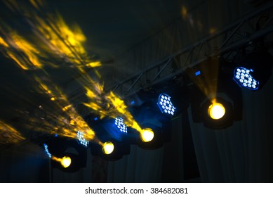 Stage Lighting Rig With Moving Head