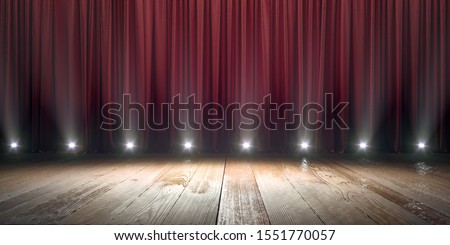 Stage with spotlight background concept.