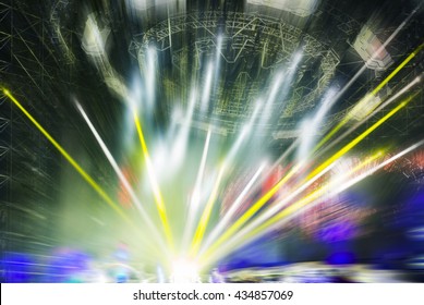 Stage Spotlight with Laser rays