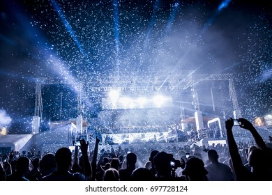 Stage Spotlight with Laser rays
