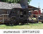 Stagecoach from 1880 town in South Dakota
