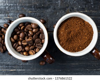 Stages Processing Preparation Coffee Beans Whole Stock Photo 1376861522 ...