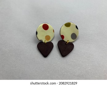 Stained DIY Polymer Clay Earrings