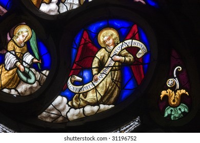 Stained glass in a church - Shutterstock ID 31196752