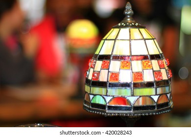 Stained Glass Table Lantern Stock Photo 420028243 | Shutterstock