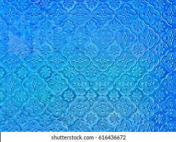 blue stained glass texture
