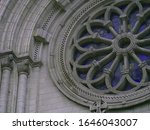 Stained glass window at the Cathedral Basilica in St. Louis.