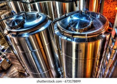 Stainless steel autoclaves for the preparation of beer - Powered by Shutterstock