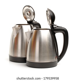 Stainless Steel Kettle on white background - Shutterstock ID 179539958