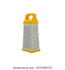 Stainless steel onion grater with white background plastic - Powered by Shutterstock