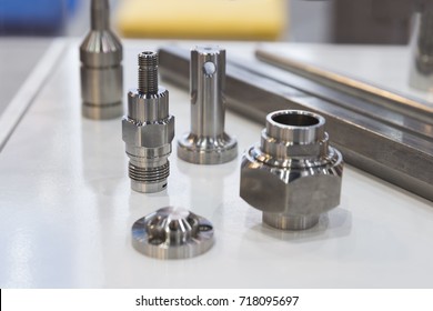 Stainless Steel Parts Made From Bar By Bar Feeder And Machining Process
