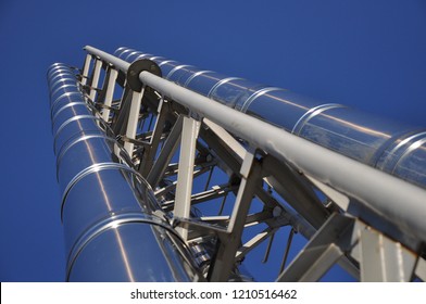 Stainless Steel Pipe For Flue Gases From The Boiler Room