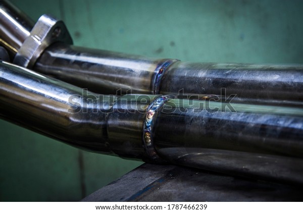 Stainless steel pipes of the\
exhaust