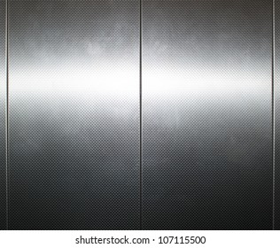 Stainless steel surface background  of escalator