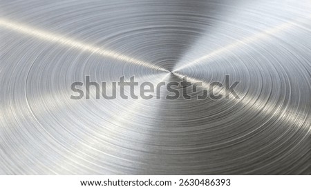 stainless steel surface with reflected light abstract texture