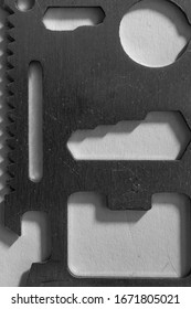 Stainless Stell Multi-tool Card Close Up