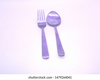 Stainless Stell Spoon And Fork