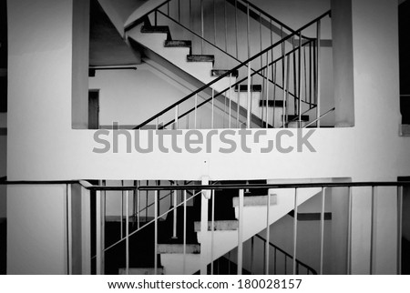 Similar – Image, Stock Photo stairwell Stairs Level