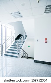 staircase - emergency exit in office building