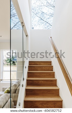 Staircase in a modern house