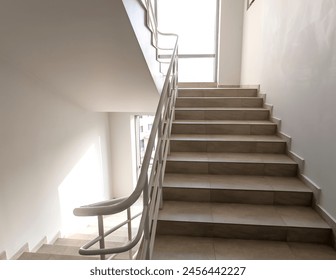 Staircase in modern house, staircase in modern building - Powered by Shutterstock