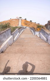 Staircase On The Edge Of Mountain Noon Time