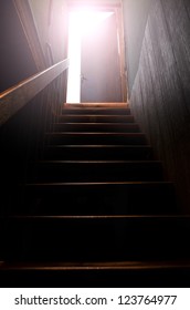 Staircase and sunlight