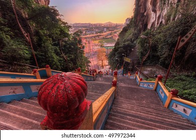 Stairs At Batu Caves, Malaysia.