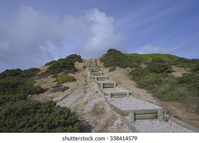Stairs from the beach to the sky - Shutterstock ID 338414579