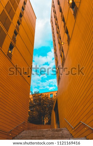 Similar – Image, Stock Photo Stairs at Potsdamer Platz
