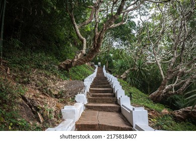 Stairs To Mount Phou Si Hill, Luang Prabang Province, Laos