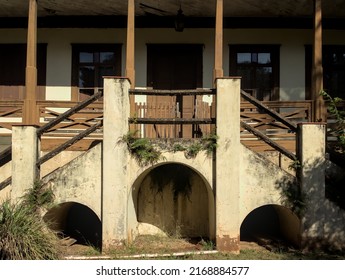 Stairs Of The Old Colonial Style House