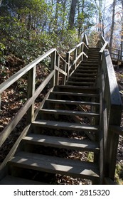 Stairs In Raven Rock State Park, NC