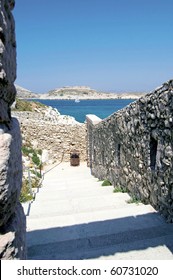 Stairs Rise On The Island DIf To The Castle