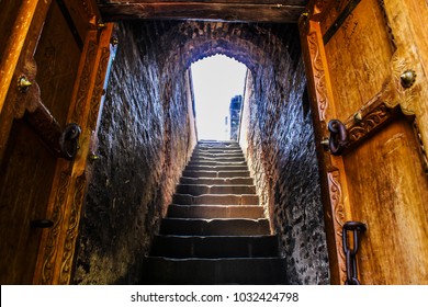 Stairs Of Shaniwar Wada Fort