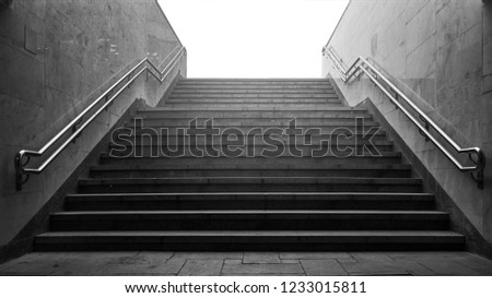 Similar – Foto Bild fluchtpunkte Treppe Stein