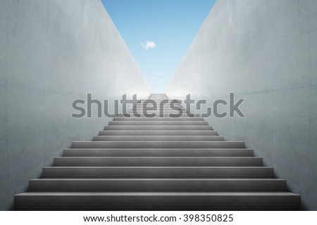 Stairs from underground upward